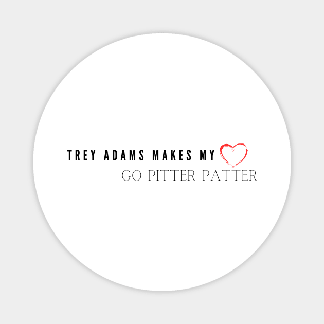 Trey Adams Heart Magnet by CC Monroe Merchandise